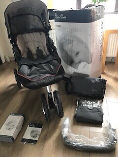 silver cross 3 wheel pushchair